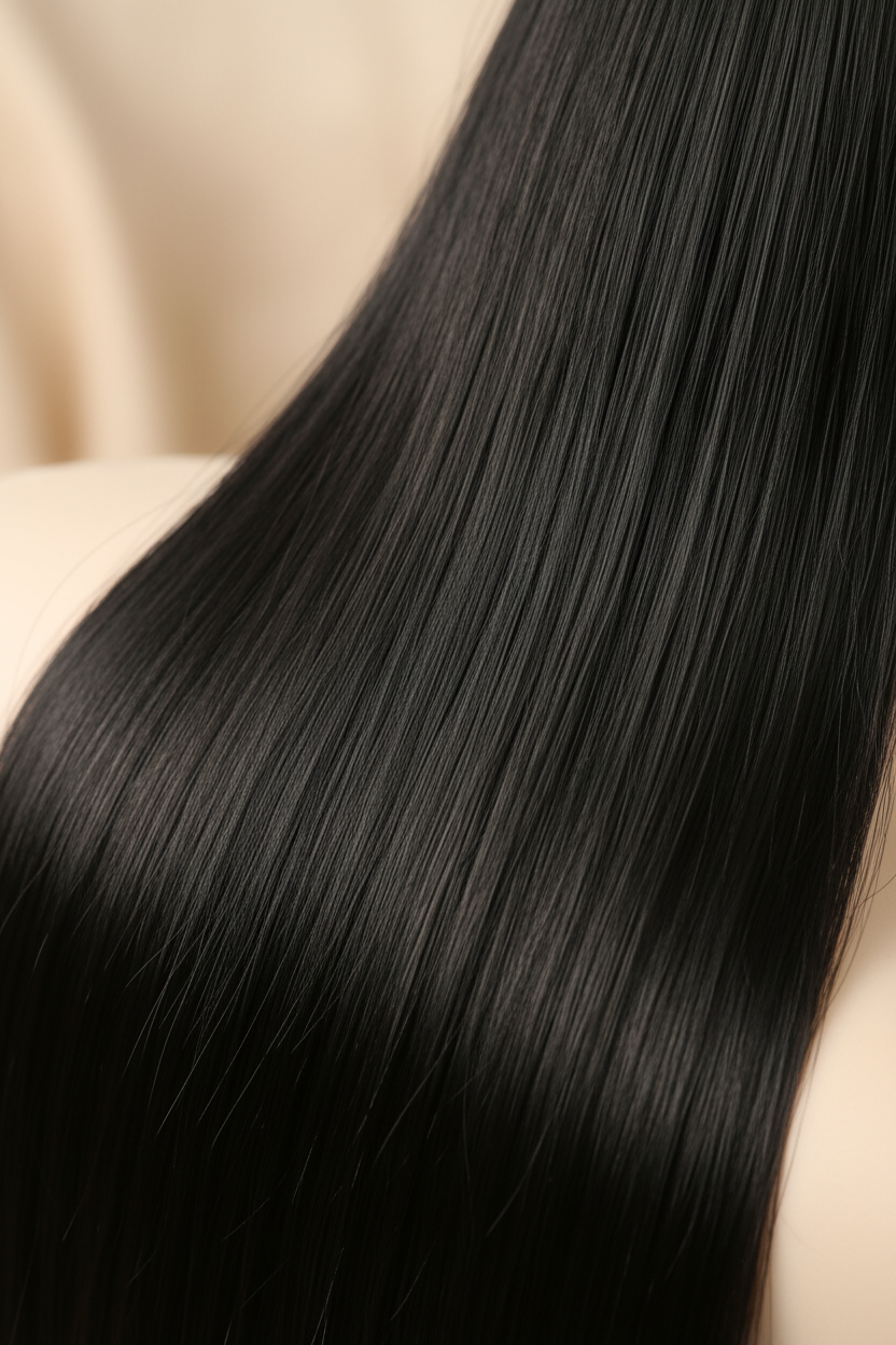 Black Cheer Pony Detail